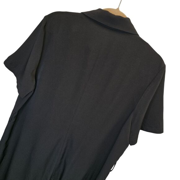 Forever 21 Plus Women's 2X Black Double-Breasted Short Sleeve Blazer Dress - Picture 10 of 14